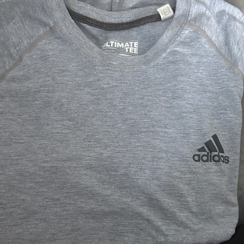 Adidas Heather Gray Ultimate Tee